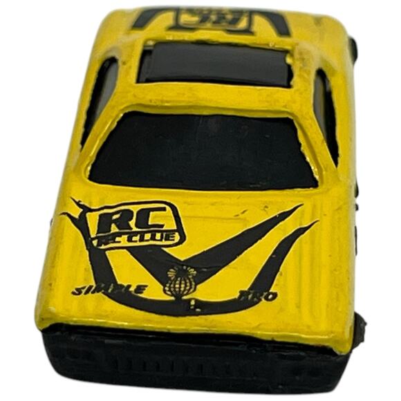 Vintage Yellow RC Club Racing Die-Cast Sports Car Toy China 1980s Hot Wheels - Picture 3 of 7